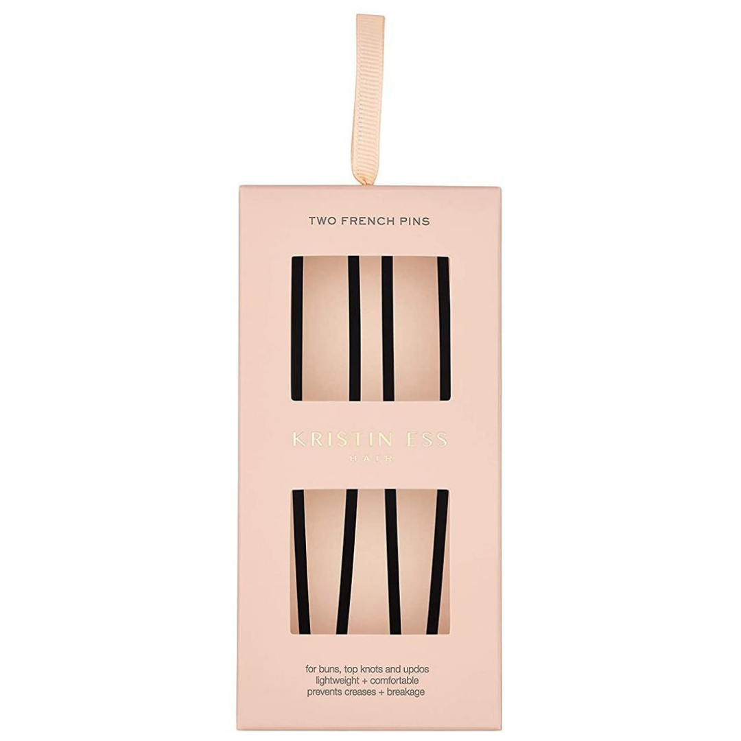 Комплект французьких шпильок для волосся Kristin Ess French Pin Set Matte Black