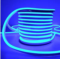 Лента Neon бухта 5м 12V DC синего цвета 7184 для вывесок и декора