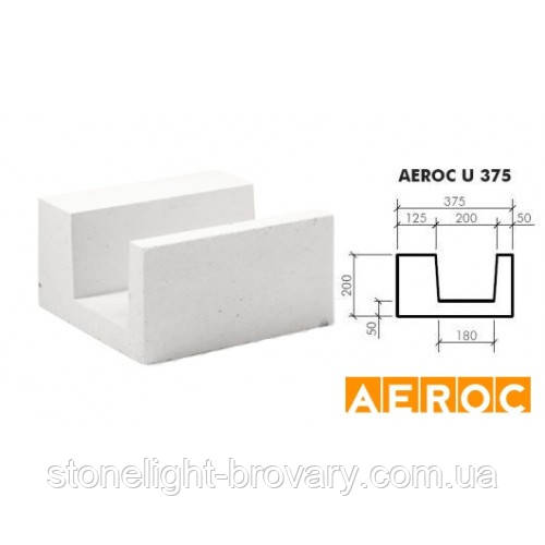 U-блок АЕРОК 375х200х500