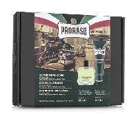 Набор для бритья подарочный Proraso Classic Shaving Duo Green Line Cream and Lotion