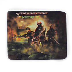 Килимок для мишки ігровий 21 см*21 см*4 мм (різні кольори та малюнки)