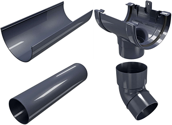 Водостік Regenau графіт