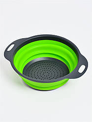 Складаний силіконовий друшляк COLLAPSIBLE FILTER BASKETS 23 см Великий