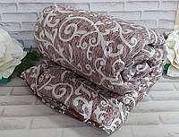 Одеяло двуспальный размер 180х210 см ткань поликоттон наполнитель двойной силикон 100% О-1012
