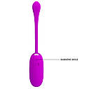 Віброяйце - Pretty Love Julius Vibrating Egg Pink, фото 6