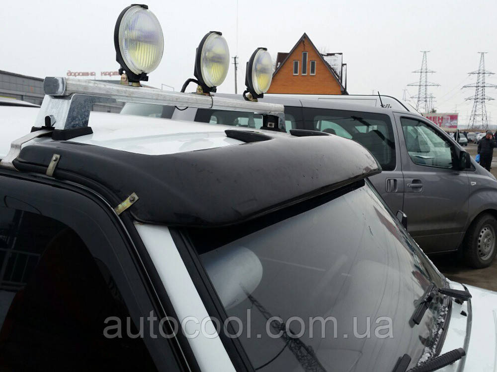 Козирок спойлер на лобове скло сонцезахисний ВАЗ Нива 2121, фото 1