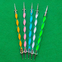 Набір дотсів для дизайну нігтів 5 штук