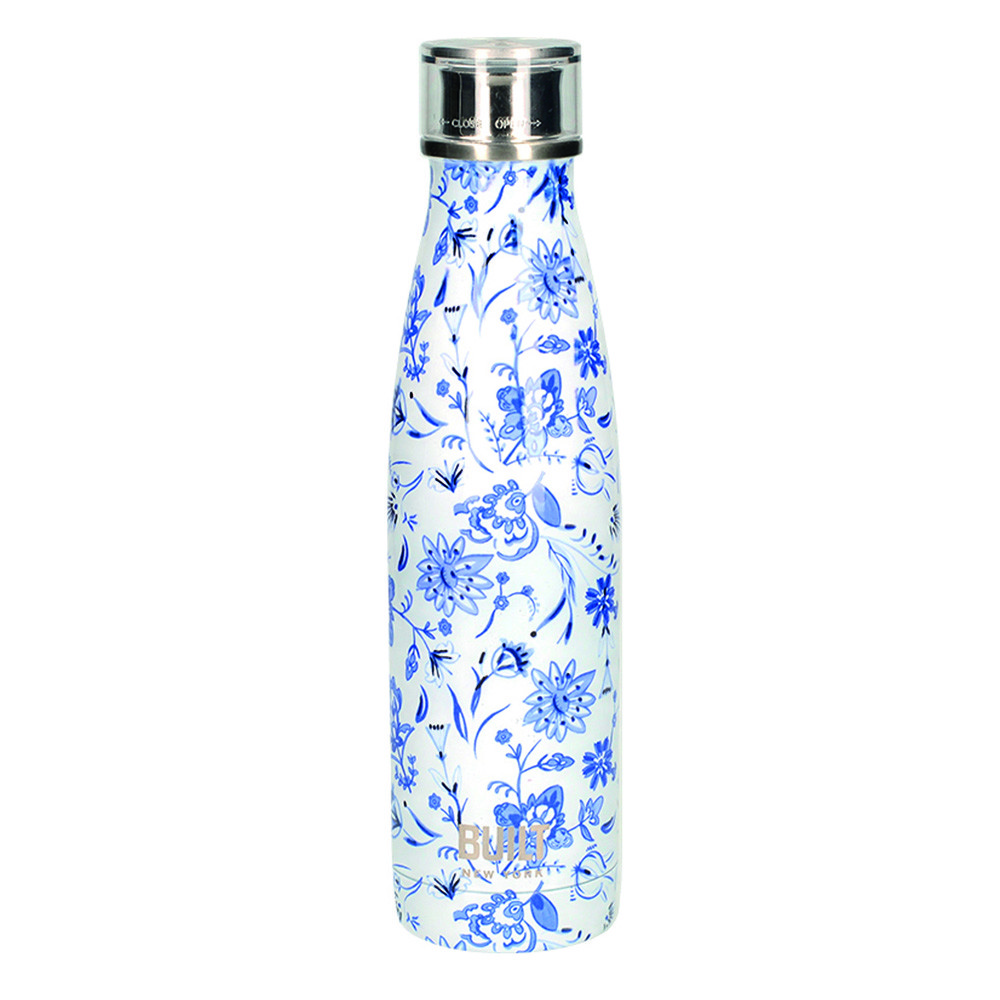 Пляшка для напоїв Built Blue Floral 500мл (C000843)