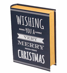 Новорічна подарункова коробка "Christmas book", 28х21х6 см