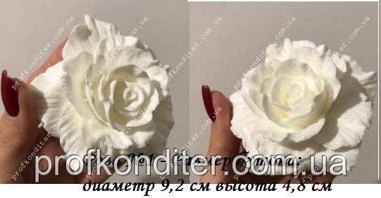 ЕКСКЛЮЗИВ! Силіконовий Молд ЗД "Троянда №1", фото 1