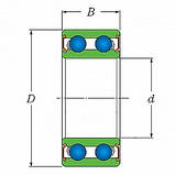 Підшипник 30BD5222 AT1XDDUM1 (30-52-22) NSK, фото 2