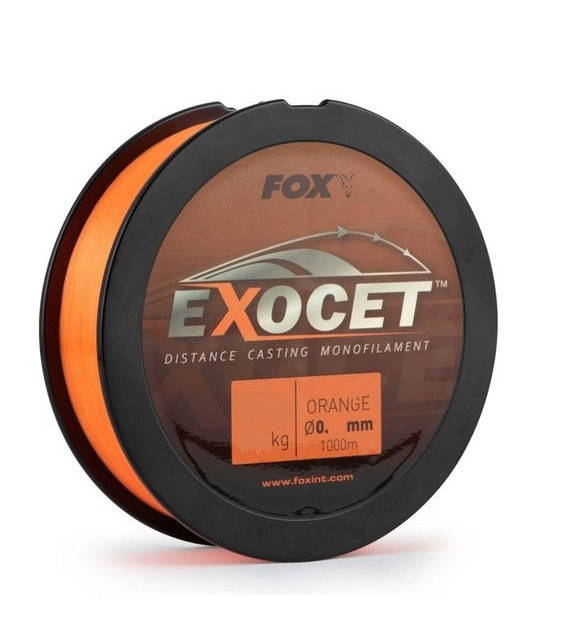 Волосінь FOX Exocet Fluoro Orange 1000m 0.28 mm 12lb CML177