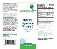 Seeking Health Optimal Liposomal Vitamin C 150мл. / ліпосомальний вітамін С BX195, фото 3