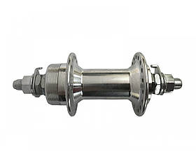 Передня втулка на пром підшипнику під диск гірського велосипеда алюміній. Втулка переднього колеса велосипеда.