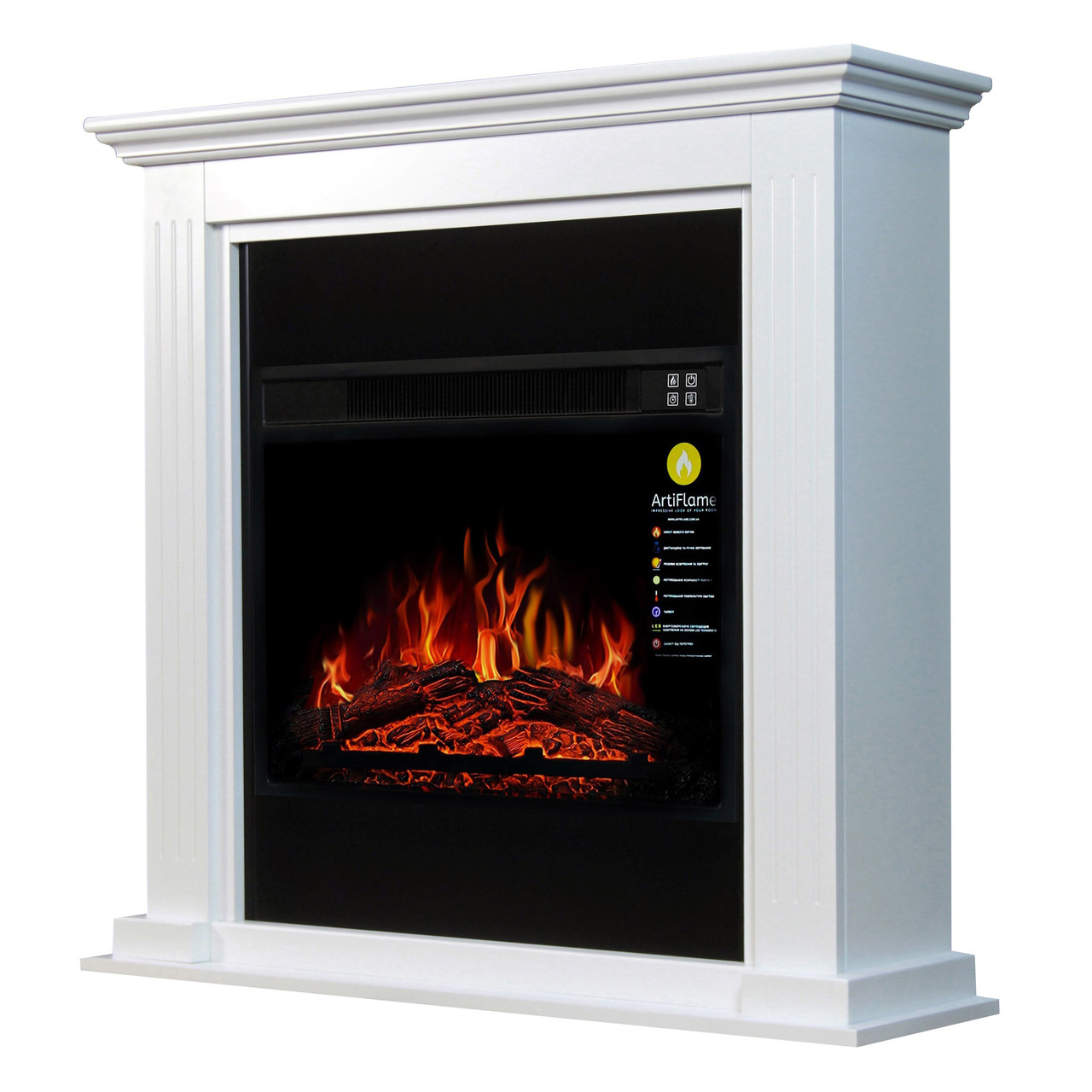 Камінокомплект ArtiFlame MARTA AF23S БІЛИЙ Б'ЯНКО (зі звуком), фото 1