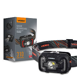 Налобний світлодіодний ліхтарик H025C VIDEX 310Lm 5000K