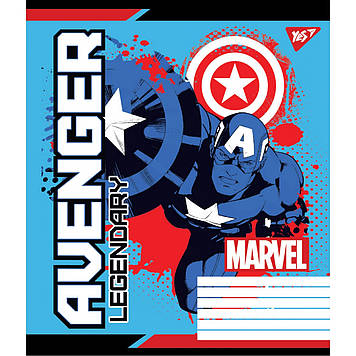 Зошит 18арк. лін. YES Avengers. Legends №765384(25)(400)
