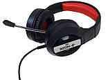 Навушники геймерські Misde A8 LED 7939, чорно-червоні., фото 2