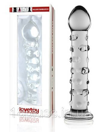 Скляний фалоімітатор Glass Romance 7" Clear, фото 1