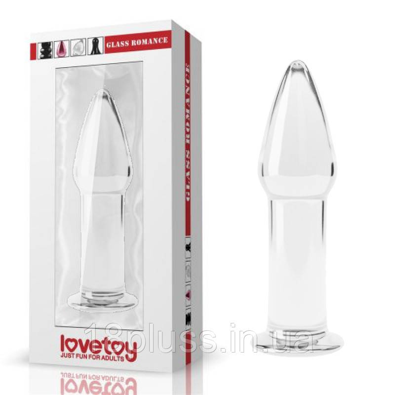 Скляний фалоімітатор Glass Romance 5" Clear, фото 1