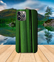 Чехол iPhone 11 PRO MAX Зелень листва с принтом