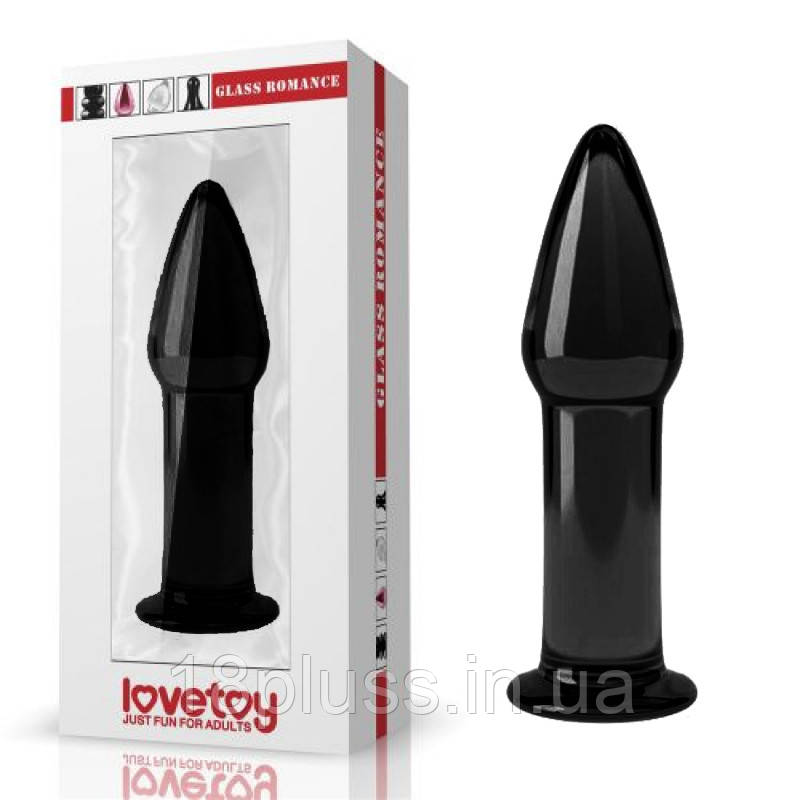 Скляний фалоімітатор Glass Romance 5" Black, фото 1