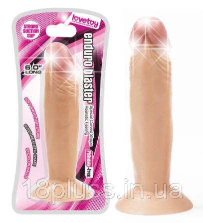 Фалоімітатор на присосці Enduro Blaster Realistic Dong Flesh 6", фото 1