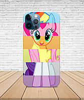 Матовый Чехол iPhone 12 Mini Пони My little Pony с принтом