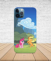 Матовый Чехол iPhone 12 Mini Пони My little Pony с принтом