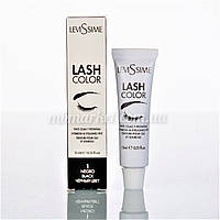 Краска для ресниц и бровей LeviSsime "LashColor - 1 Black" (черный), 15 мл