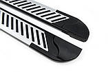 Бокові пороги Line (2 шт., алюм) для Toyota FJ Cruiser 2006-2022 рр, фото 4