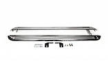 Бокові пороги Premium (2 шт., нерж.) Ø60 для Toyota Highlander 2008-2013 рр, фото 4