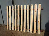 Штакетник дерев'яний садовий заввишки 100 см, фото 5