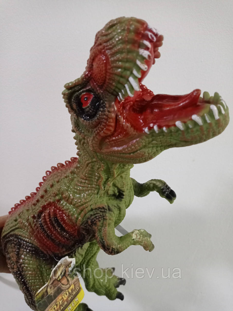 Гумовий динозавр Тиранозавр (60 см) гарчить, фото 1