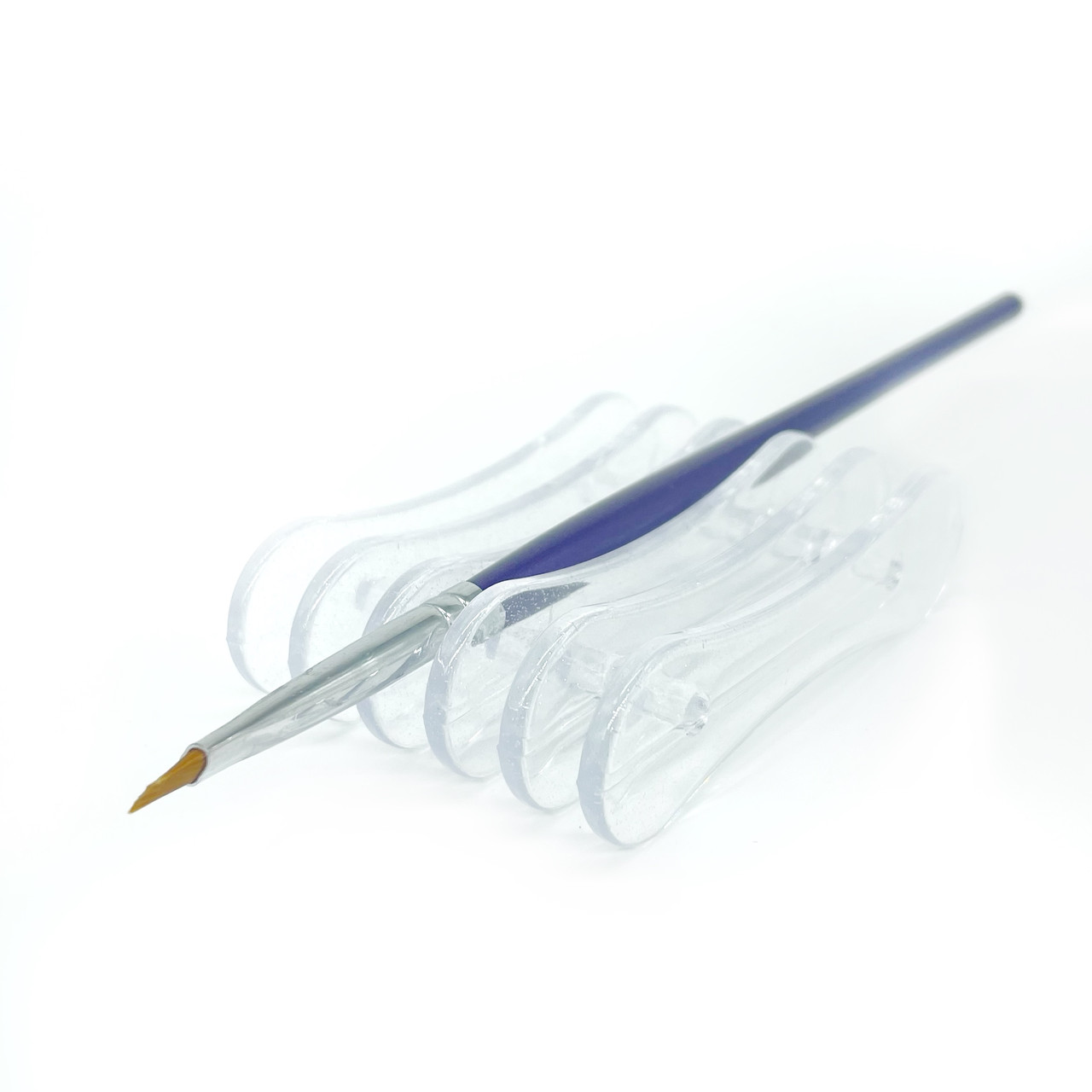 Підставка під пензлики пластикова, прозора, фото 1