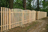 Штакетник дерев'яний садовий заввишки 100 см, фото 7