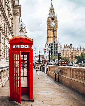 TN1037 Набір алмазної мозаїки на підрамнику Вид на Лондон, фото 1