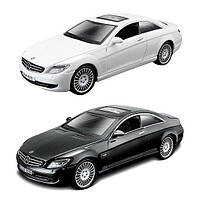 Автомодель - Mercedes-Benz Cl-550 (ассорти белый, черный, 1:32) Bburago 18-43032, Time Toys