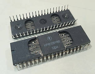КР1810ВМ86 однокристальний 16-розрядний мікропроцесор з фіксованою системою команд DIP40