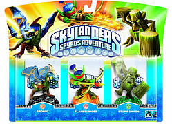 Фігурки Skylanders Spyros Adventure Drobot Stump Smash Flameslinger