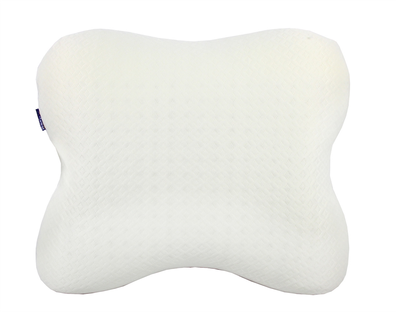 Белая ортопедическая подушка ORTOPEDIA AIR SOFT X-form 48*42*10 см.