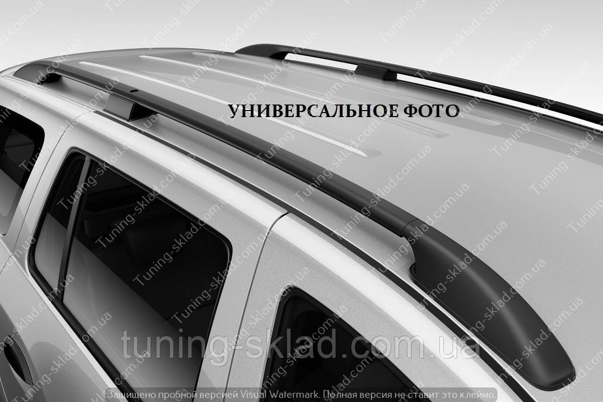 Рейлинги Fiat Doblo 2 (автомобильные рейлинги Фиат Добло 2 концевик.АВС) - фото 1 - id-p158465988