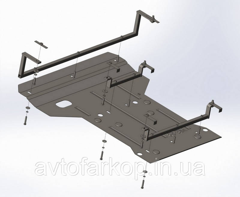 Захист двигуна Mercedes Sprinter (2013-2018)(Захист двигуна Мерседес Спринтер) Автопристрій, фото 1