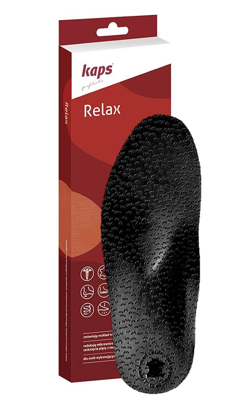 Kaps Relax Black - Ортопедичні устілки для дорослих чорні