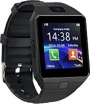 Розумний годинник Smart Watch DZ09 Smart телефон Чорний (KG-3736)