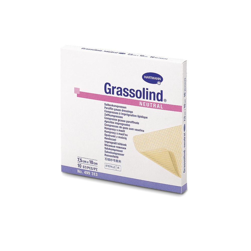 Grassolind Neutral / Гразолинд Нейтраль мазеві пов'язка стерильна, 20 Х 20 см