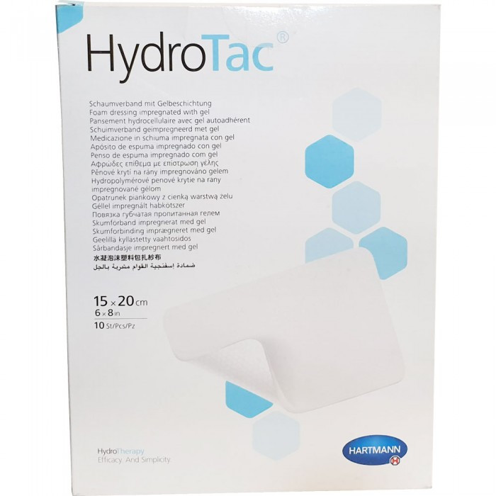 Hydrotac 15х20см Губчаста пов'язка з гелевим покриттям 1 шт