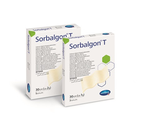 Sorbalgon T / Сорбалгон Т кальцій-альгінатна поглинаюча стерильна тампонадная стрічка, 30 см (2г)