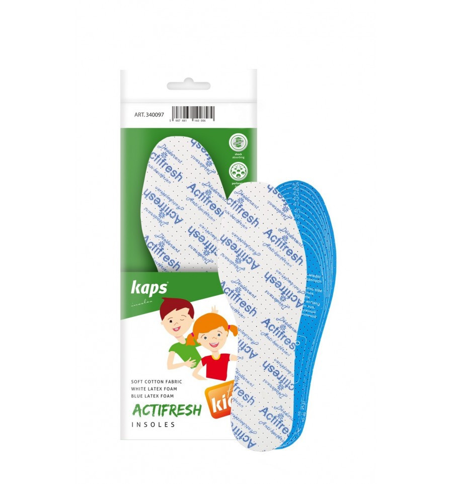 Kaps Actifresh Kids - Дитячі гігієнічні (антибактеріальні) устілки