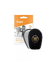 Kaps Elflex Black - Шкіряні подпяточники на латексній основі, чорні